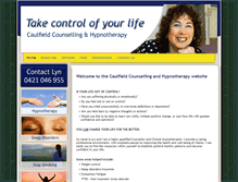 Tablet Screenshot of caulfieldhypnotherapy.com.au